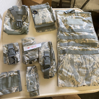 6x US Army GCS Pouches Taschen Set Molle Weste Koppel Tragesystem Selten NEU0