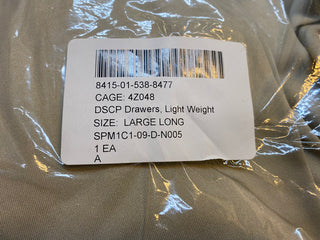 NWT U.S.ARMY ECWCS GEN III SEIDE GEWICHT LONG JOHN BOTTOMS LARGE LONG TAN2