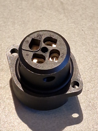 5x Klemmenverbinder Rundstift 4-pol 16A IP67 Stecker 0942240004 neu0