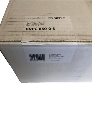 Siedle Bus-Video-Panel Comfort BVPC 850-0 S – Schwarz (NEU & OVP)0