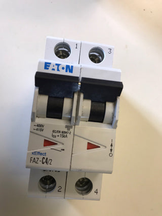 Eaton FAZ-C4/2 Leitungsschutzschalter | 2-polig | 4A | Charakteristik C | 2787520