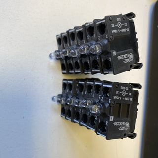 12x Eaton M22-LEDC-W LED-Element Weiß 30 V DC/AC9