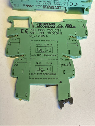 21x Phoenix Contact Grundklemme PLC-BSC-230U/21 2966045 GEB2