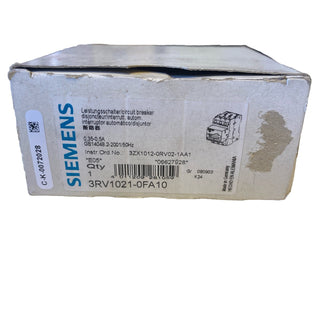 Siemens 3RV1021-0FA10 3RV10210FA10 Leistungsschalter, S0, Motorschutz, Class 10,1