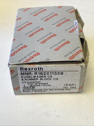 Bosch Rexroth R162211320 Kugelwagen Größe 15 SNS – neu0