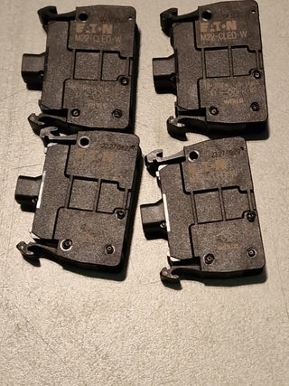 4x Eaton 216569 Lichtelement, LED, weiß, M22-CLED-W Frontmontage, 12 - 30 V4