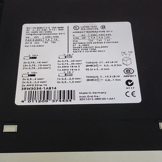Siemens SIRIUS Softstarter 3RW3034-1AB14 | 15kW 32A Baugröße S2 | Gebraucht6
