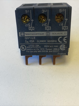 SCHNEIDER ELECTRIC GV1L3, 020995, TeSys Is-Begrenzer -0