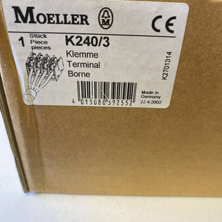 Moeller K240/3 Anschlussklemme 400A 3p flach/rund3