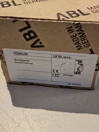 ABL Sursum 1D60UM  Leitungsschutzschalter/D60A 277VAC6