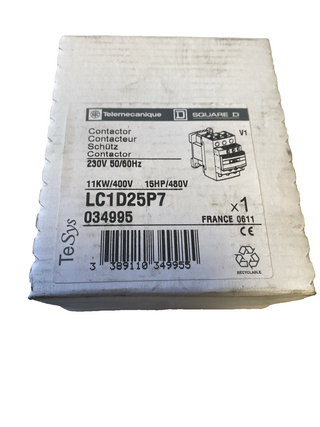 Schneider Electric TeSys Deca Schaltschütz LC1D25P7 – 230V AC - NEU & OVP0