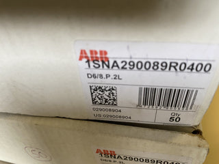 50x ABB D6/8.P.2L Erdungsklemmenblock (1SNA290089R0400) Grün-Gelb0