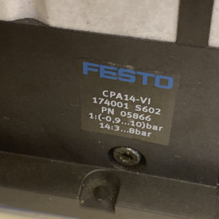 FESTO CPA14-VI Ventilinsel 5-fach Multipol 173940 GEBRAUCHT6