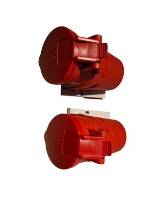 2x Mennekes CEE Buchse 3P+N+E 16A 400V rot IP44 neu0