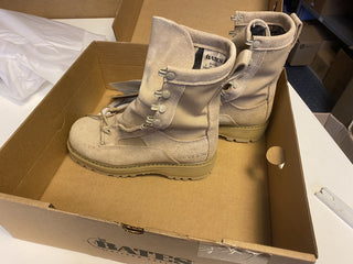 Bates 03-D-0321 US Army Desert Tan Wildleder Segeltuch Schnürung Kampfstiefel 41