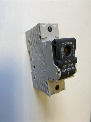 Wöhner 31307 Lasttrennschalter D02 1-polig 63A – Top Zustand6