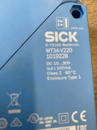 NEU SICK Reflexlichttaster WT34-V220 | 1019228 | OVP kann fehlen2