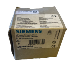 Siemens 3RV1935-5A 3-Phasen-Einspeiseklemme Sammelschiene neu2