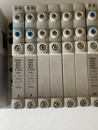 Festo VTUG-10 Ventilinsel VUVG Pneumatik Magnetventil SPS PLC Schaltschrank5