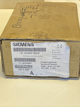 Siemens Absolutwertgeber 6FX2001-5HS12 (Single-Turn, SSI)0