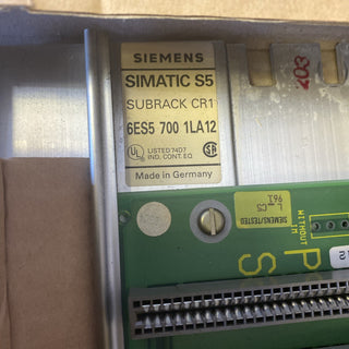 SIEMENS 6ES5700-1LA12 | SIMATIC S5-115U Baugruppenträger CR 700-1 | NEU & OVP1