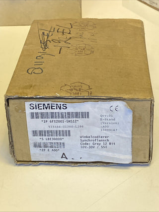 Siemens Absolutwertgeber 6FX2001-5HS12 (Single-Turn, SSI)4