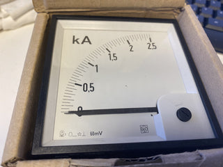 IME RQ96M Amperemeter 0–2500A 60mV Schalttafeleinbau neu1