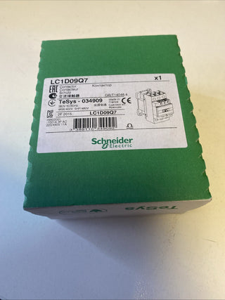 Schneider LC1D09Q7 Leistungsschütz 3p+1S+1Ö 4kW/400V/AC3 9A Spule 380V 50/60Hz1