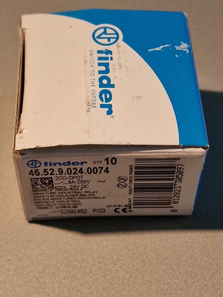 5xFinder 46.52.9.024.0074 Steckrelais 24 V/DC 8 A 2 Wechsler4