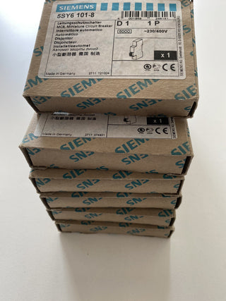 Siemens SENTRON Leitungsschutzschalter 5SY6101-8 | NEU & OVP2