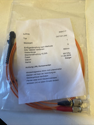 Corning FutureLink Patchkabel LWL Typ O 0710/1,0452