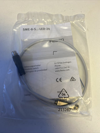 Festo NEW SME-8-S-LED-24 150857 Proximity Switch Sensor 0-250 VDC, 230VAC, 3-Pin1