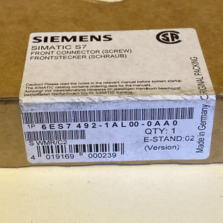 Siemens SIMATIC S7-400 Frontstecker 6ES7492-1AL00-0AA0 – NEU & OVP1