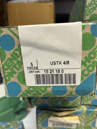 5x Phoenix Contact 1521180 USTK 4/8 Trennklemme Prüftrennklemme Neu OVP1