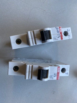 2x ABB S261-B10 Leitungsschutzschalter 1-polig 10A Sicherung E76126 – Gebraucht3