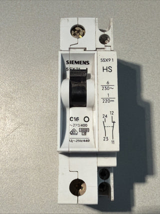 Siemens 5SX2116-7 C16 Sicherungsautomat  230/400V4