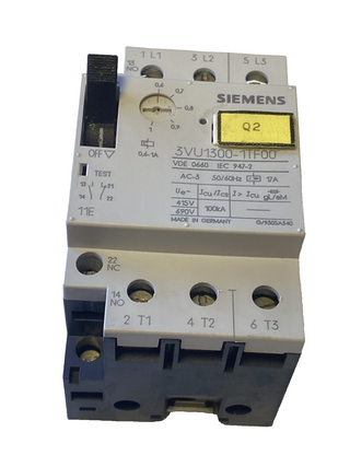 Siemens 3VU1300-1TF00 Leistungsschalter / Motorschutzschalter0