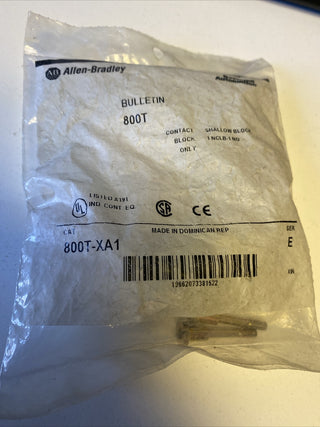 Allen Bradley 800T Kontaktblock, , 1 Wechsler, Schraubanschluss 800T-XA14