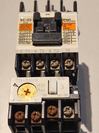Fuji Electric SC-03 11 Magnetschütz,+TR-ON/3#20