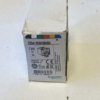 Schneider ZB4BW0B65 Harmony XB4 – LED-Fassung mit Kontaktblock (Blau, 24V)1