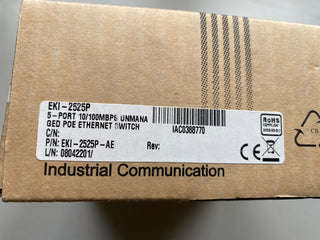 Advantech EKI-2525P-BE | 5-Port Industrial PoE Switch | NEU & OVP | Hutschienenm0