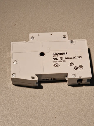 2x SIEMENS 5 SX21 ICE 60898 C6 400V Leitungsschutzschalter #111
