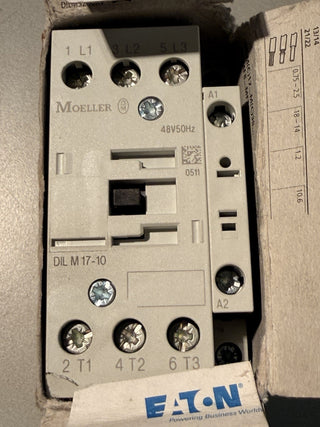 Eaton Moeller DILM17-10 Leistungsschütz – 48V 50Hz (7,5kW / 18A)1