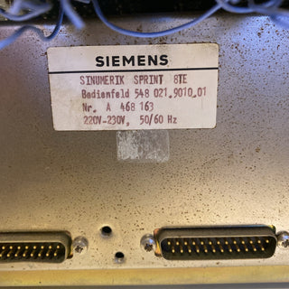 Siemens SINUMERIK Bedientafel SPRINT 8T | 548 021.9010.01 | CNC Ersatzteil3