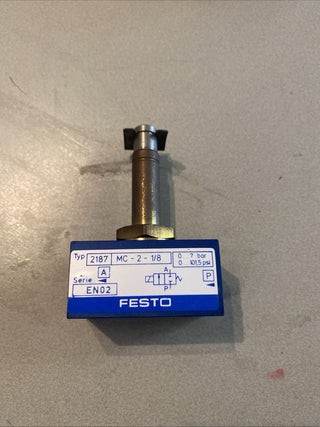 Festo MC-2-1/8 Magnetventil (Teilenummer: 2187) – 2/2-Wege, G1/8"