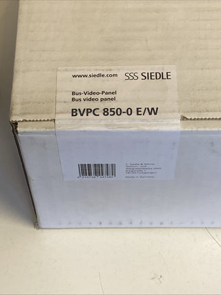 Siedle BVPC 850-0 E/W Bus-Video-Panel Comfort (Edelstahl/Weiß)0