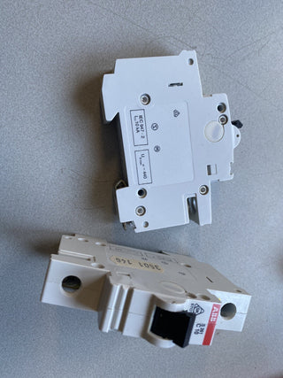 2x ABB S261 C10 Leitungsschutzschalter 1-polig 10A Sicherung 6kA – Gebraucht1