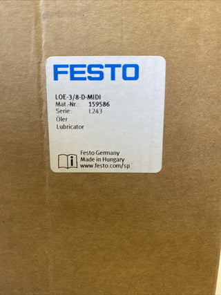 Festo LOE-3/8-D-MIDI Öler 159586 NEU OVP1