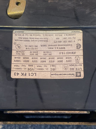 Telemecanique LC1FK43 Schütz / Contactor – 3-polig – Schneider Electric – Gebrau3