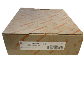 50x Weidmüller ZDU 6-2/3AN OR Durchgangsklemme Reihenklemme 1771430000 OVP NEU